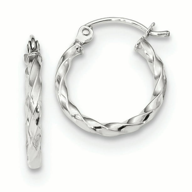 10k Twist Polished Hoop Earring 10k Twist Polished Hoop Earring